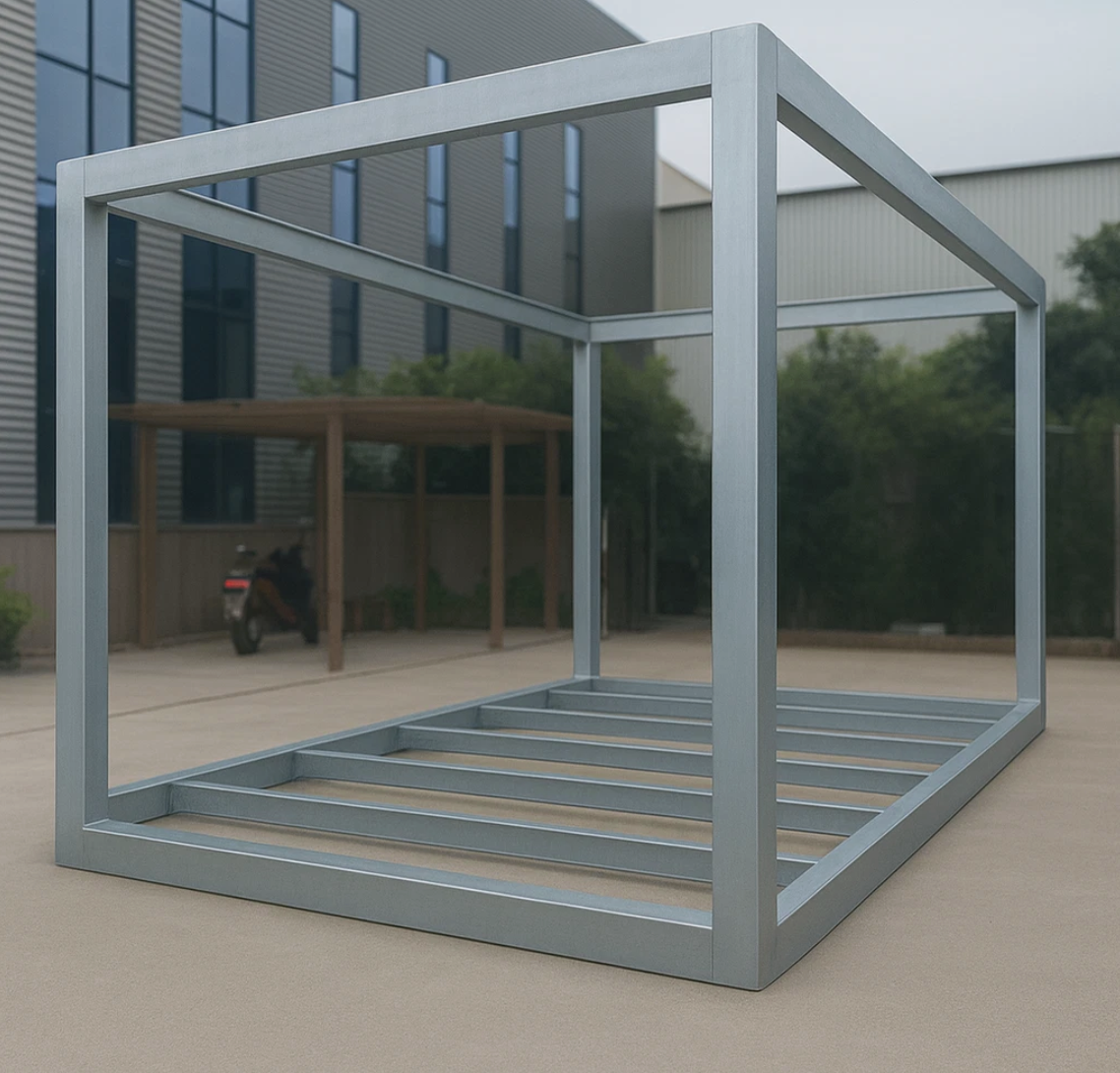 Modular 6x3m Steel Building Structure | Modular Prefabricated  Portable Building Container Frame