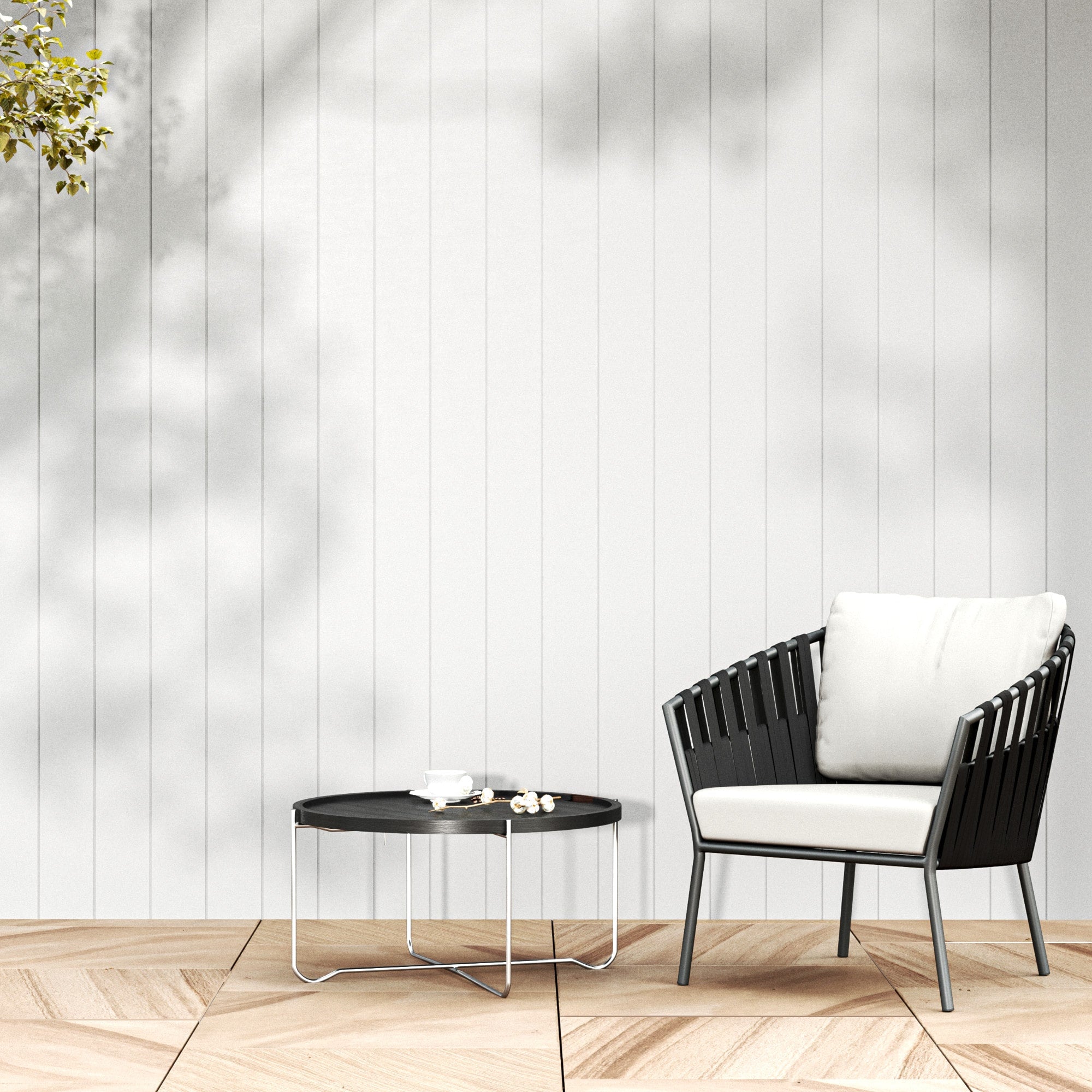 Vendome Fibre Cement VJ Vertical Groove Cladding Fireproof Paintable Panel Boards